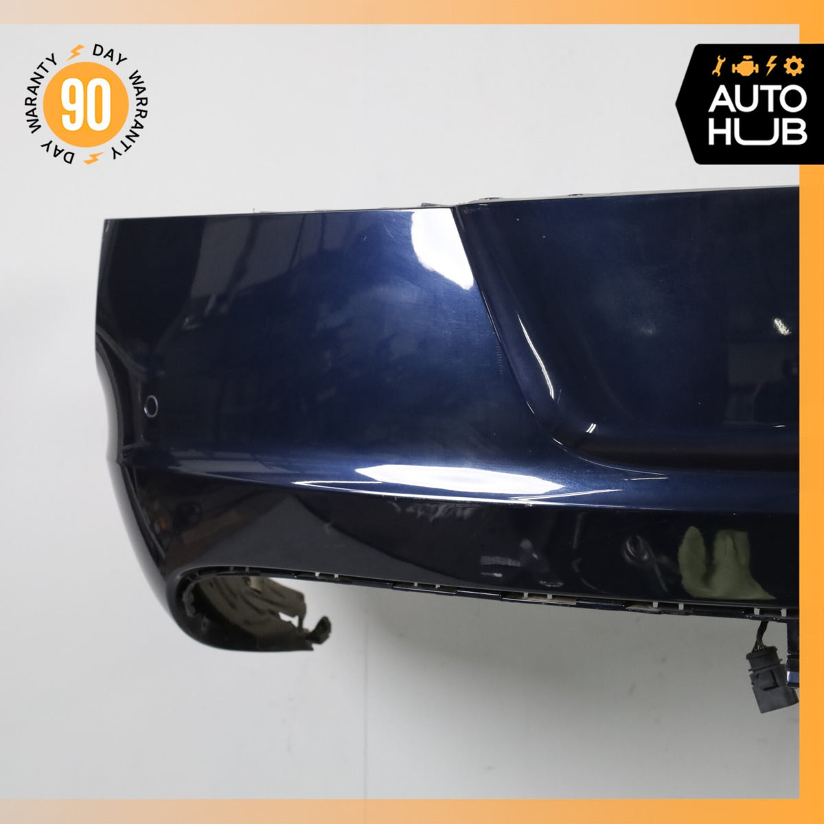 12-15 Bentley Continental GTC Rear Bumper Cover Assembly w/ Park Assist OEM 71k - photo 3
