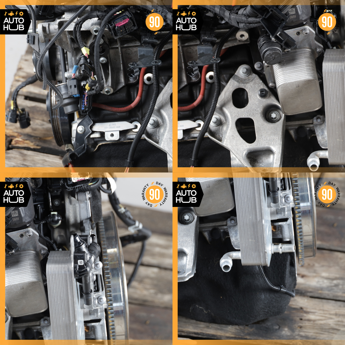 16-18 BMW F30 330e RWD 2.0L B48B20A Engine Motor Assembly OEM 61k - photo 10