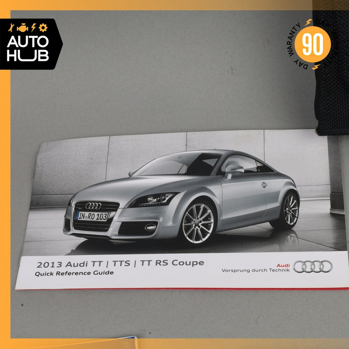 2013 Audi 8J TT Coupe Owner's Operator's Manual Book Set OEM - photo 12