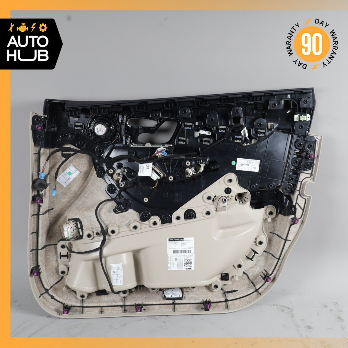 16-23 Mercedes X253 GLC300 GLC300e Front Left Side Interior Door Panel OEM - photo 12