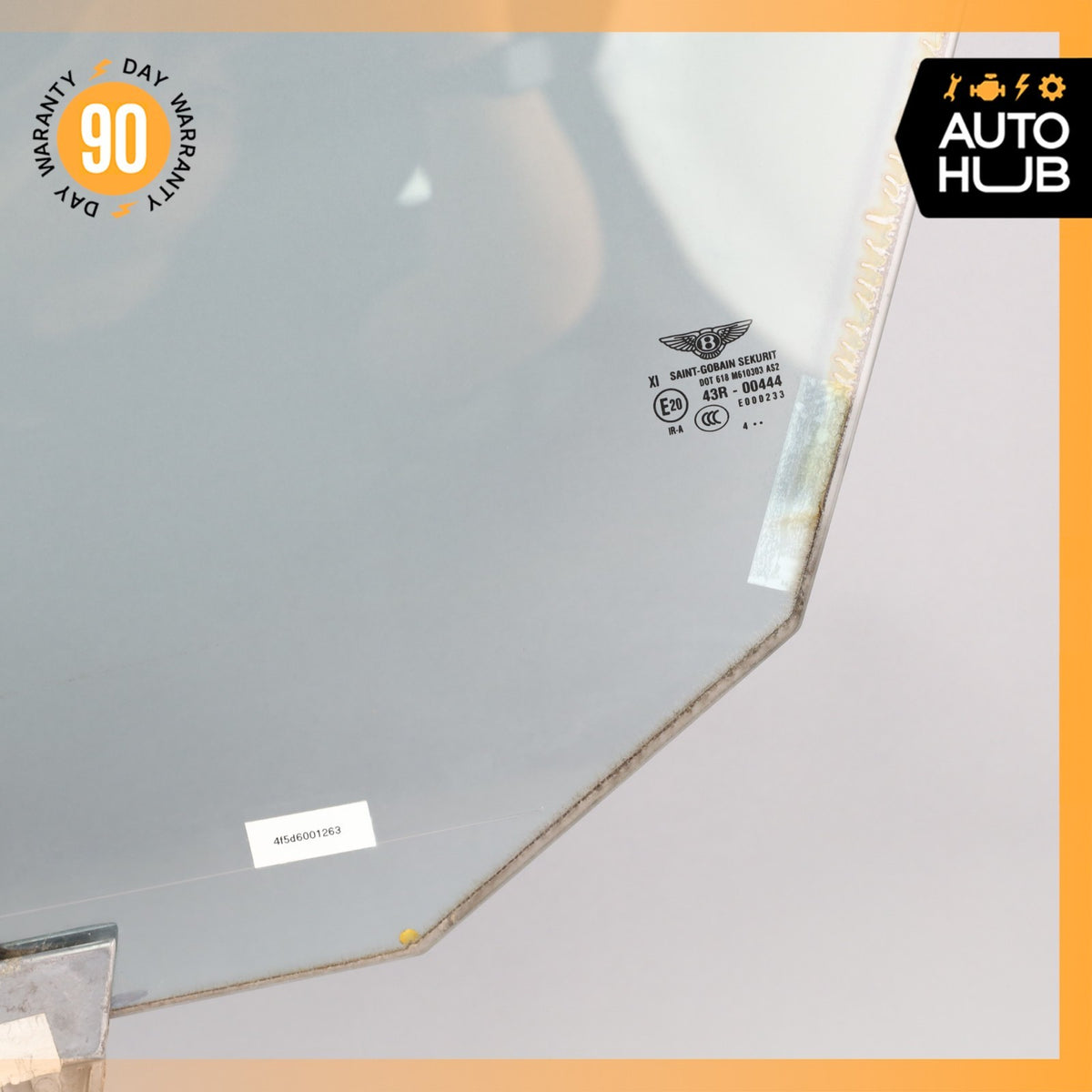 12-17 Bentley Continental GT Coupe Front Left Driver Door Window Glass OEM - photo 3