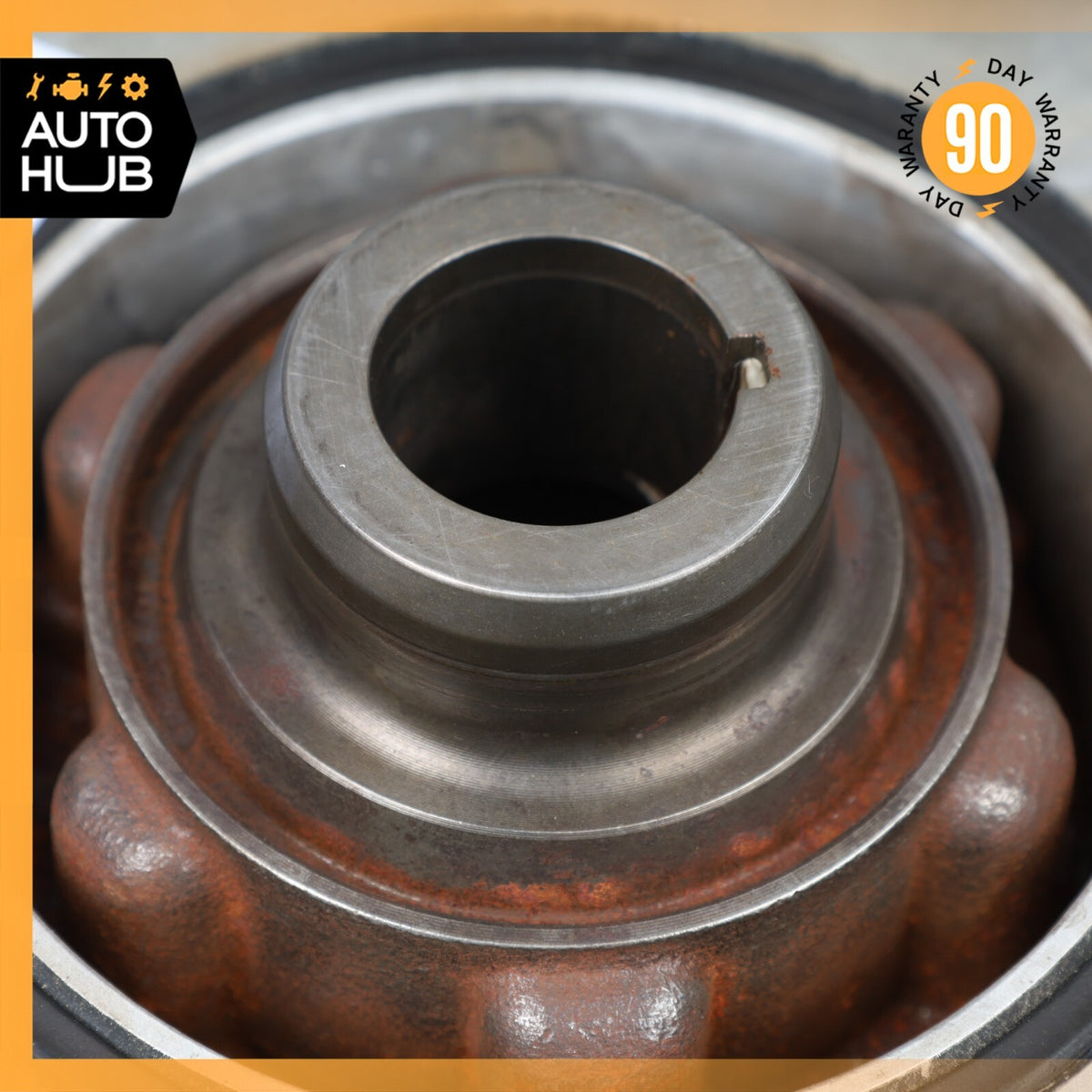 10-23 Jaguar X150 XKR / Range Rover Engine Crankshaft Balancer Pulley OEM 46k - photo 3
