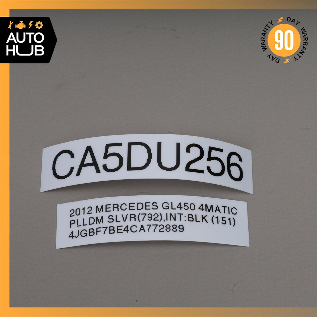 06-12 Mercedes X164 GL450 ML350 Sun Visor Sunvisor Front Right Side Gray OEM - photo 15