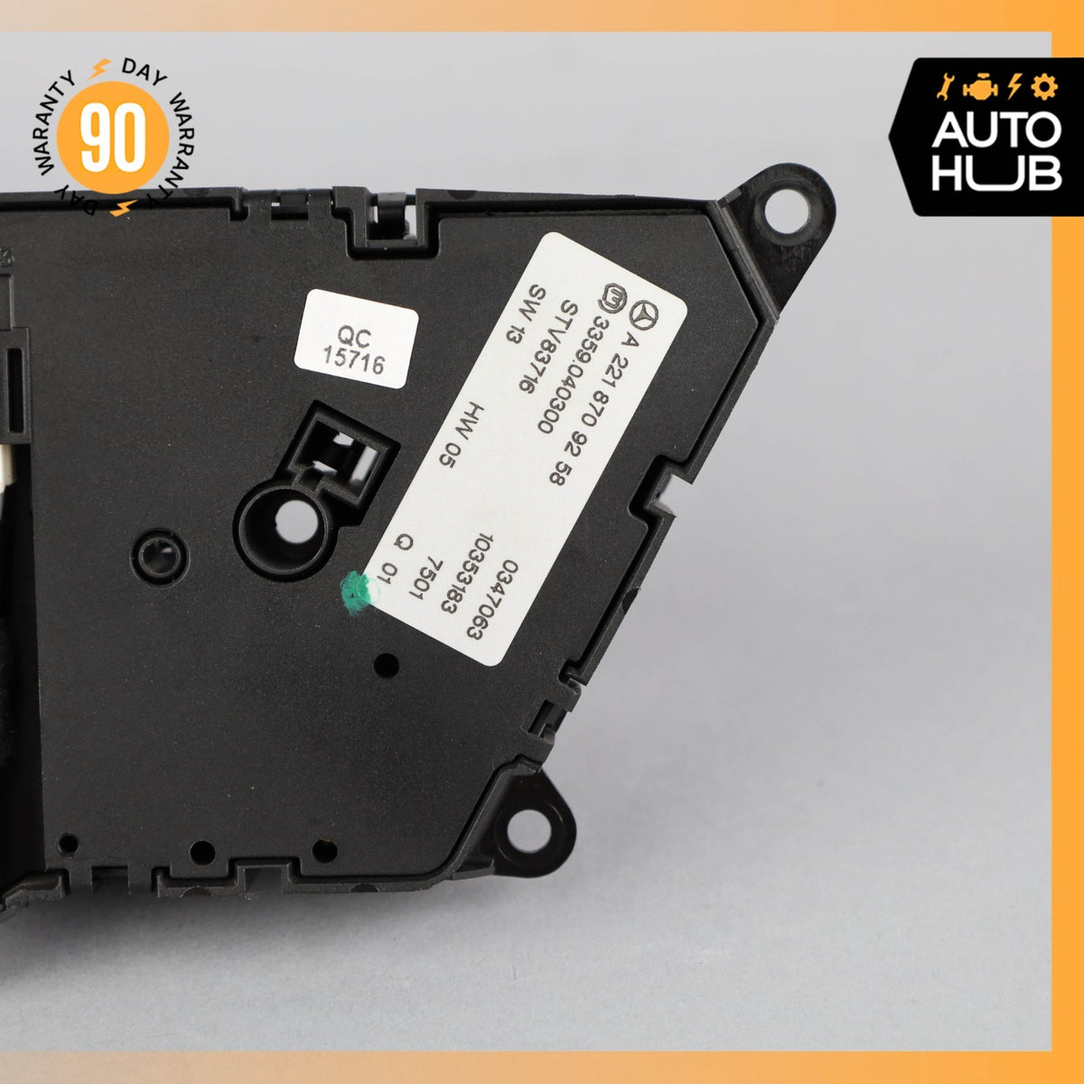 07-14 Mercedes W216 CL63 S550 Front Left Driver Seat Control Memory Switch OEM - photo 6