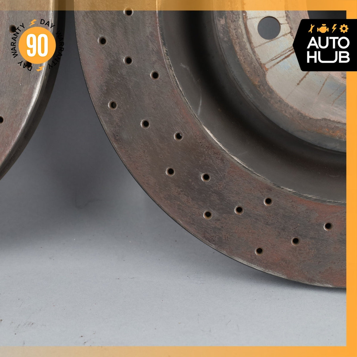 00-04 Aston Martin DB7 Front Brake Rotors Disc Left & Right Set OEM 38k - photo 11