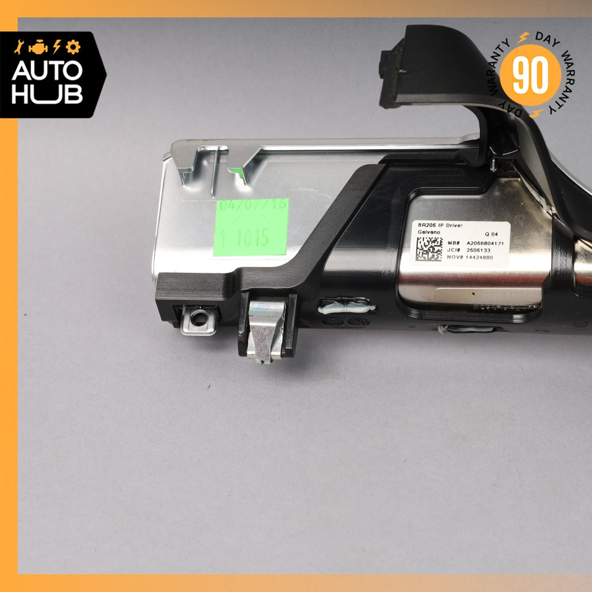 15-20 Mercedes W205 C300 GLC300 Front Left Dashboard Trim Panel Bezel OEM 69k - photo 8