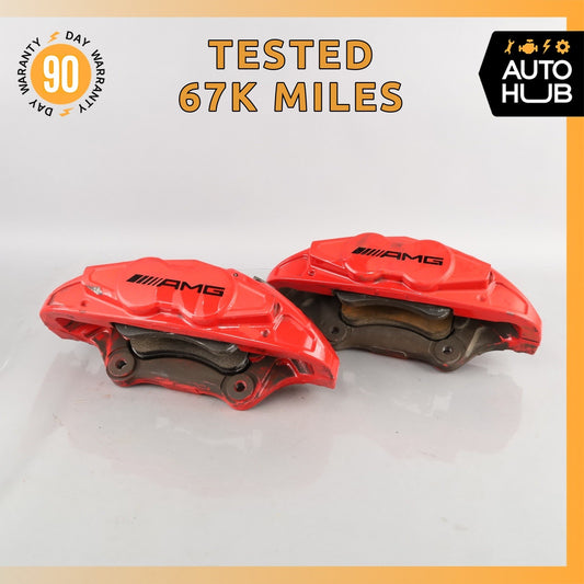 14-19 Mercedes W117 CLA45 GLA45 AMG Front Left & Right Brake Calipers Set OEM - photo 1