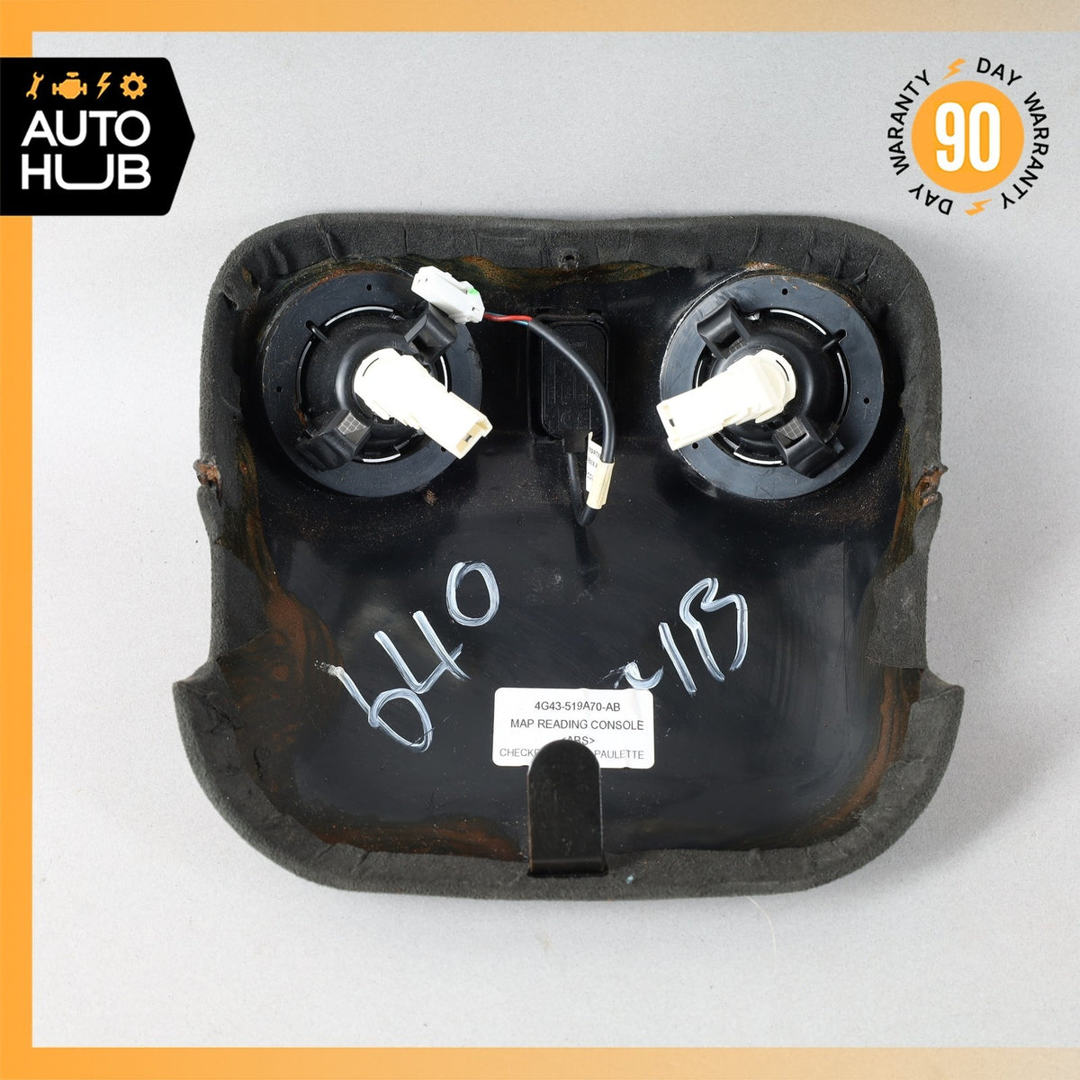 05-06 Aston Martin DB9 V8 Vantage Interior Overhead Dome Reading Light Suede OEM - photo 8