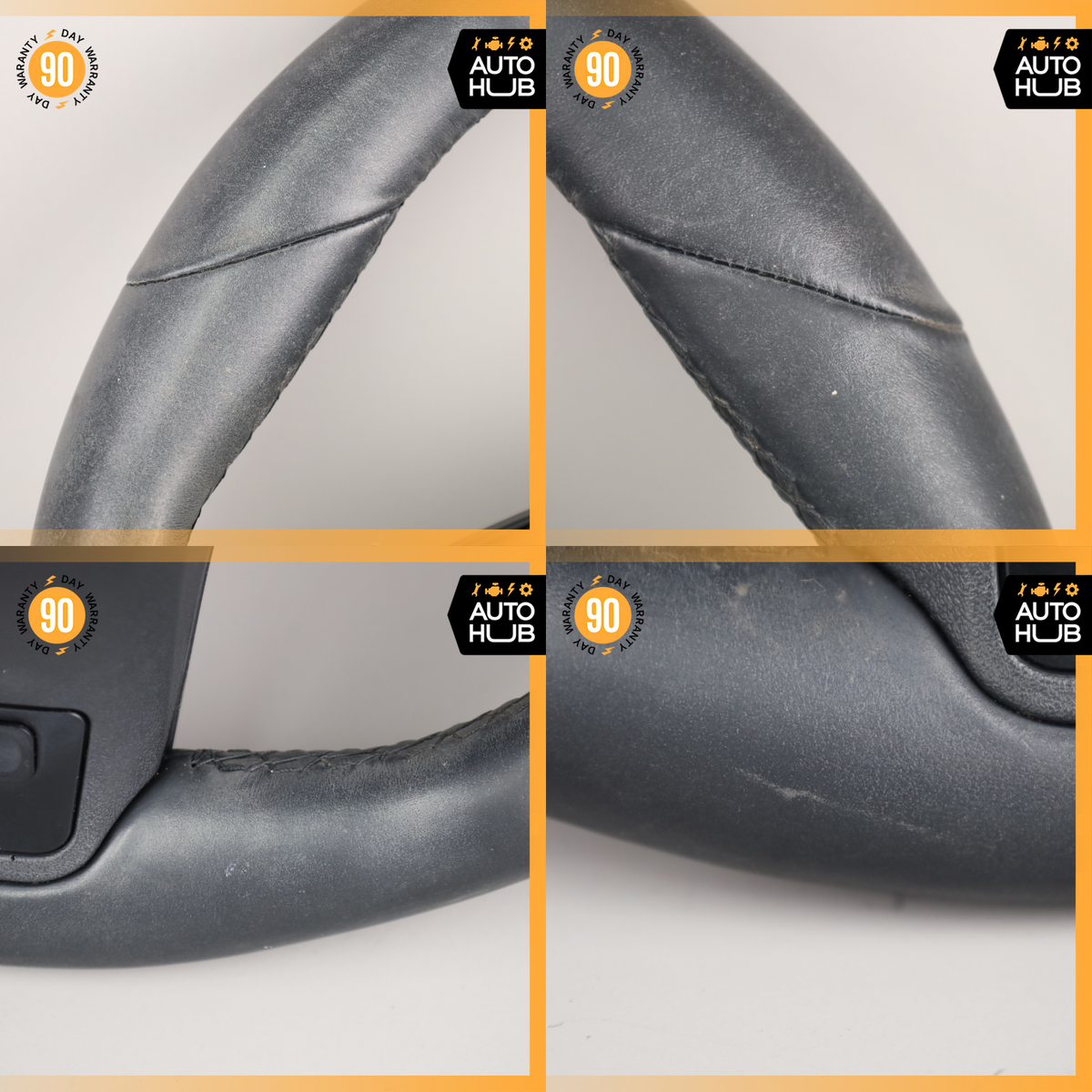 11-14 Porsche Cayenne 958 Steering Wheel w/ Paddle Shifters Black OEM - photo 20