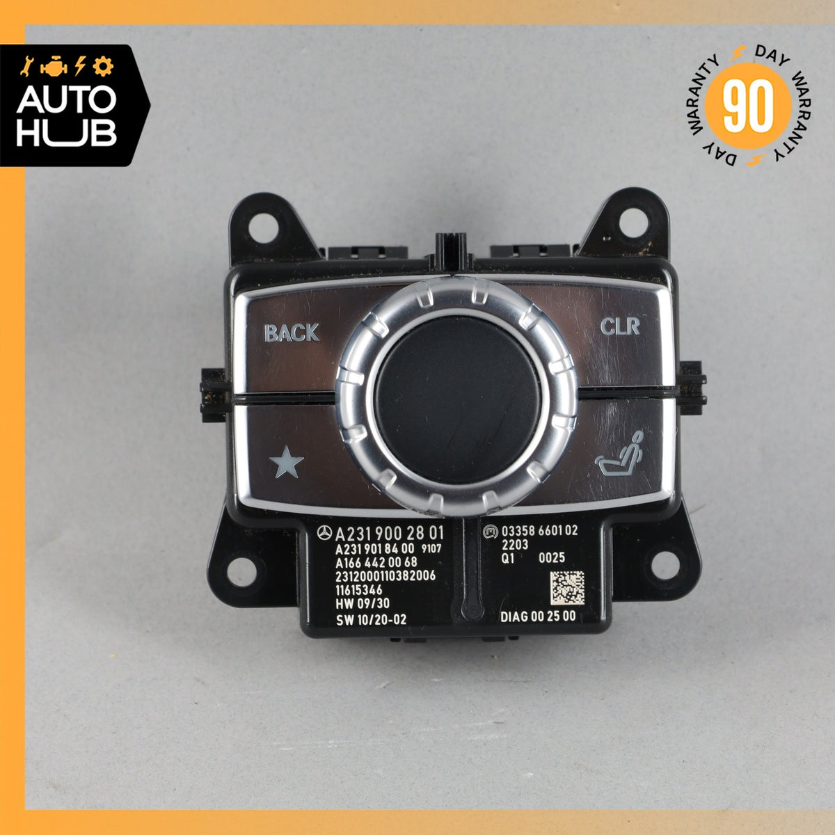 Mercedes R231 SL550 Center Console Navigation Stereo Control Switch OEM - photo 1