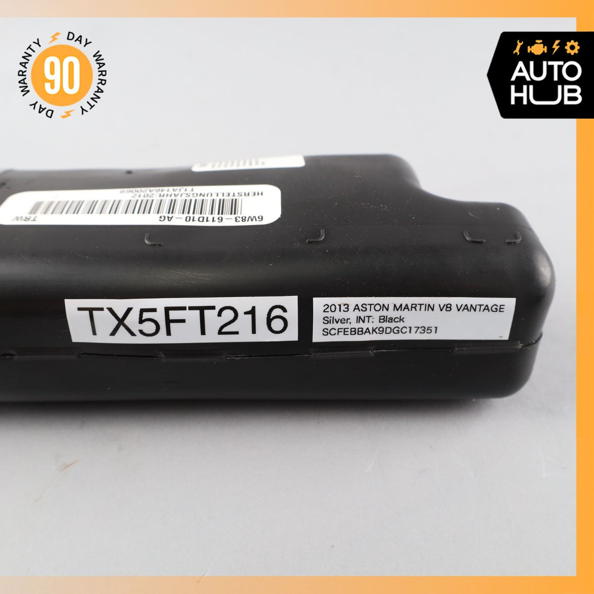 05-17 Aston Martin V8 Vantage DB9 Left Seat Airbag Air Bag 6W83611D10AG OEM 26k - photo 11