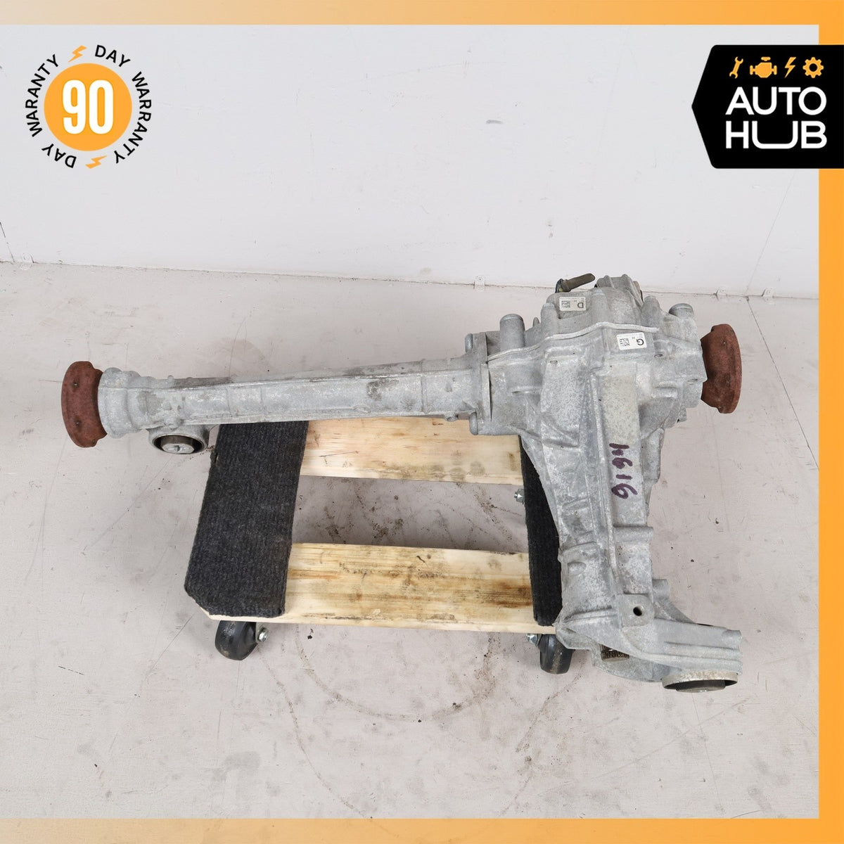 15-18 Porsche Cayenne 958 Turbo Front Differential Axle Carrier Diff OEM 92k - photo 11