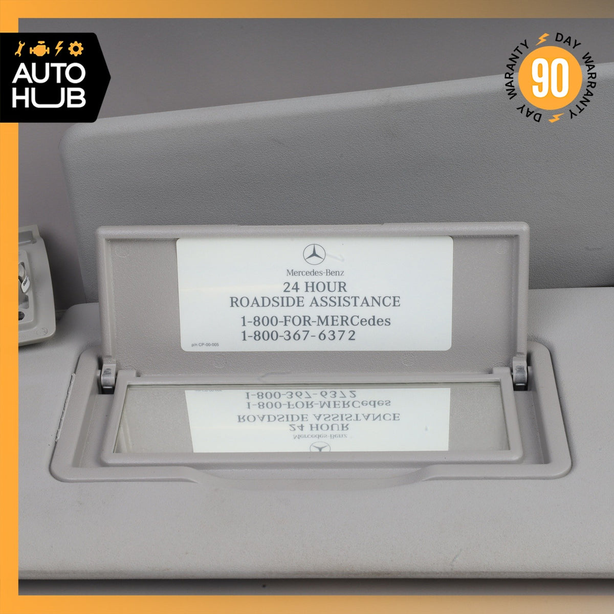 06-12 Mercedes X164 GL450 ML63 Sun Visor Sunvisor Front Left Side Gray OEM - photo 15