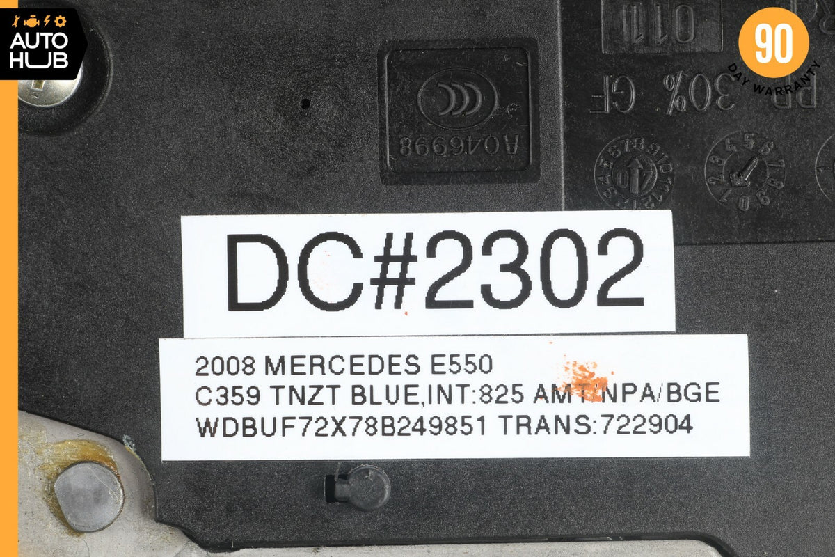 03-09 Mercedes W211 E550 E350 Front Right Door Lock Actuator Keyless Go OEM - photo 10