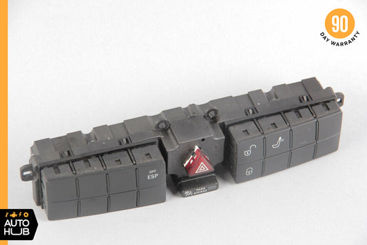 05-09 Mercedes W203 C230 CLK350 Hazard Light Door Lock Control Panel 2038708010 - photo 1