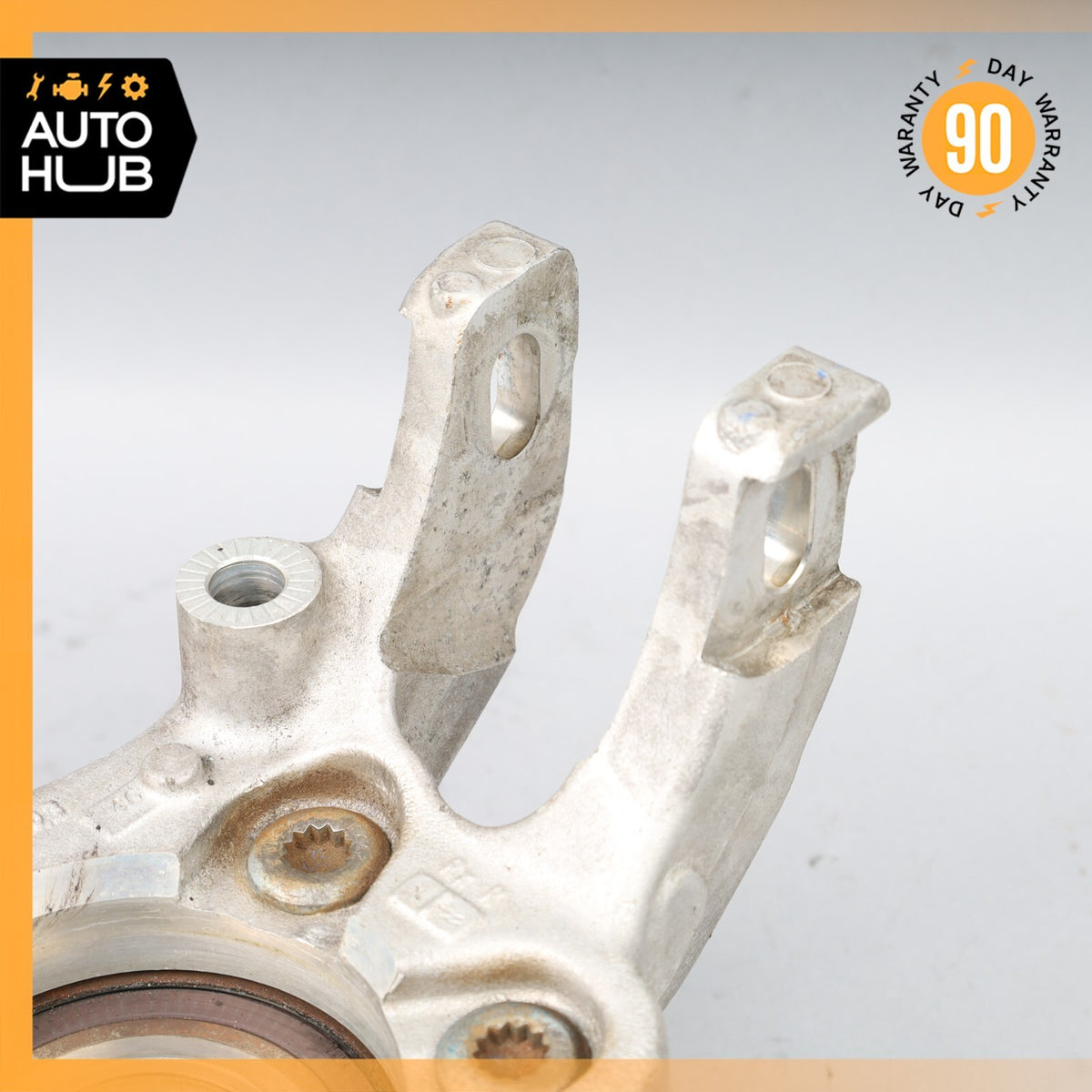 03-13 Bentley Continental GT Flying Spur Rear Left Side Spindle Knuckle Hub OEM - photo 12