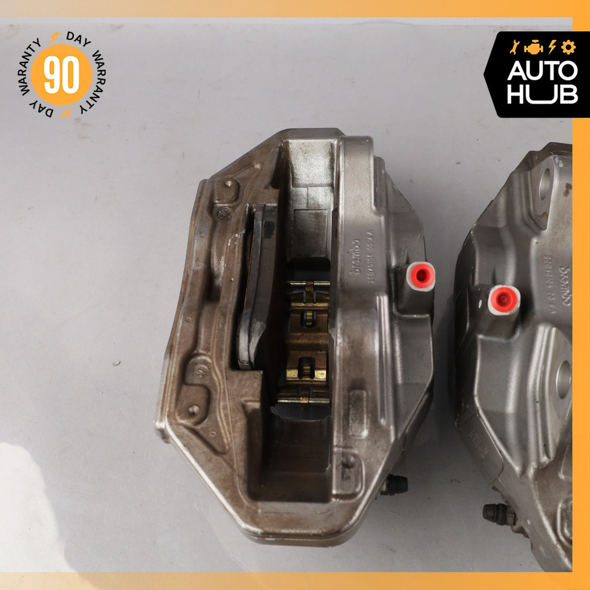 14-21 Mercedes W222 S450 S560 Front Left And Right Brake Calipers Set OEM 44k - photo 13