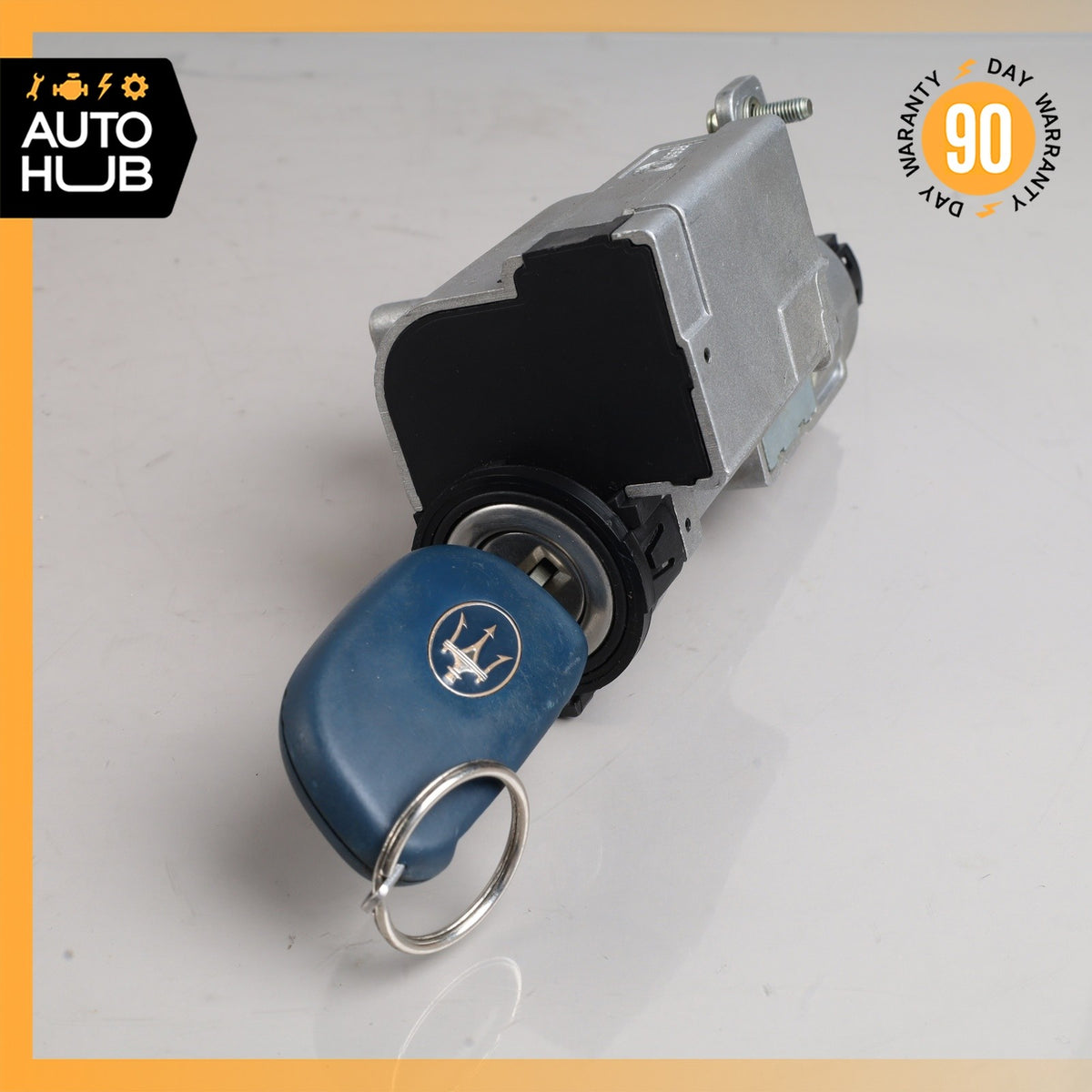 04-19 Maserati Quattroporte M139 Steering Lock Ignition Switch w/ Key 010194 OEM - photo 2