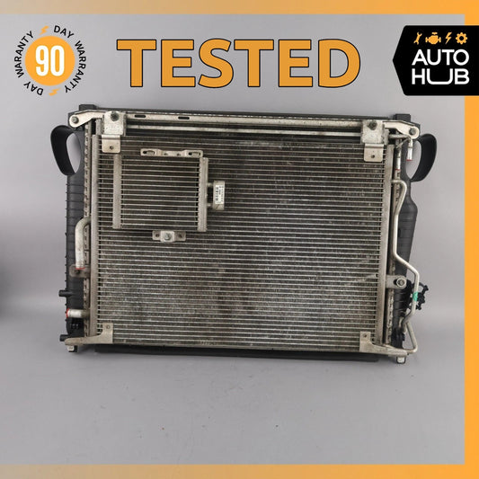 03-08 Mercedes R230 SL55 AMG Engine Cooling Radiator AC Condensor Oil Cooler OEM - photo 1