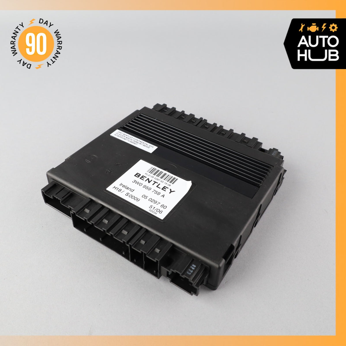 03-11 Bentley Continental GTC GT Front Right Side Seat Control Module OEM 60k - photo 2