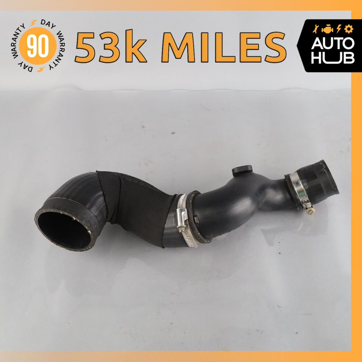 03-12 Bentley Continental Flying Spur 6.0L W12 Right Intercooler Hose Pipe OEM - photo 1