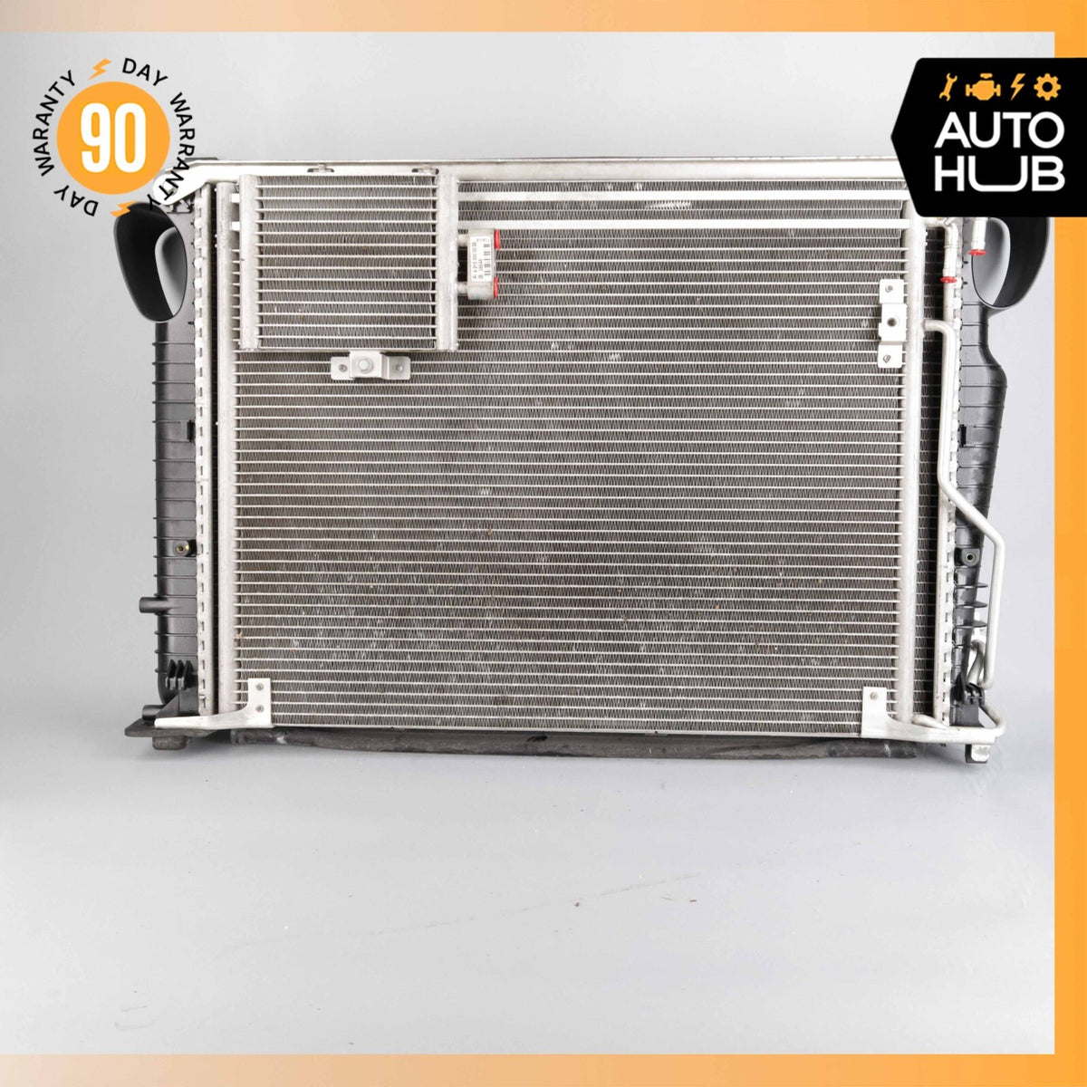 03-06 Mercedes R230 SL500 Cooling Radiator A/C Condensor Oil Cooler OEM 56k - photo 7