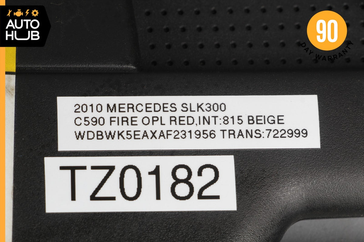 05-11 Mercedes R171 SLK300 SLK350 Sun Visor Sunvisor Shade Left Driver Black OEM - photo 12