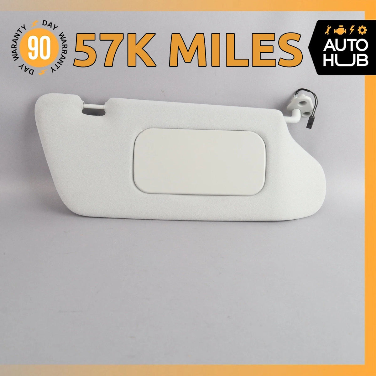 02-05 Mercedes W163 ML350 ML500 ML320 Right Side Sunvisor Shade Cover Gray OEM - photo 1