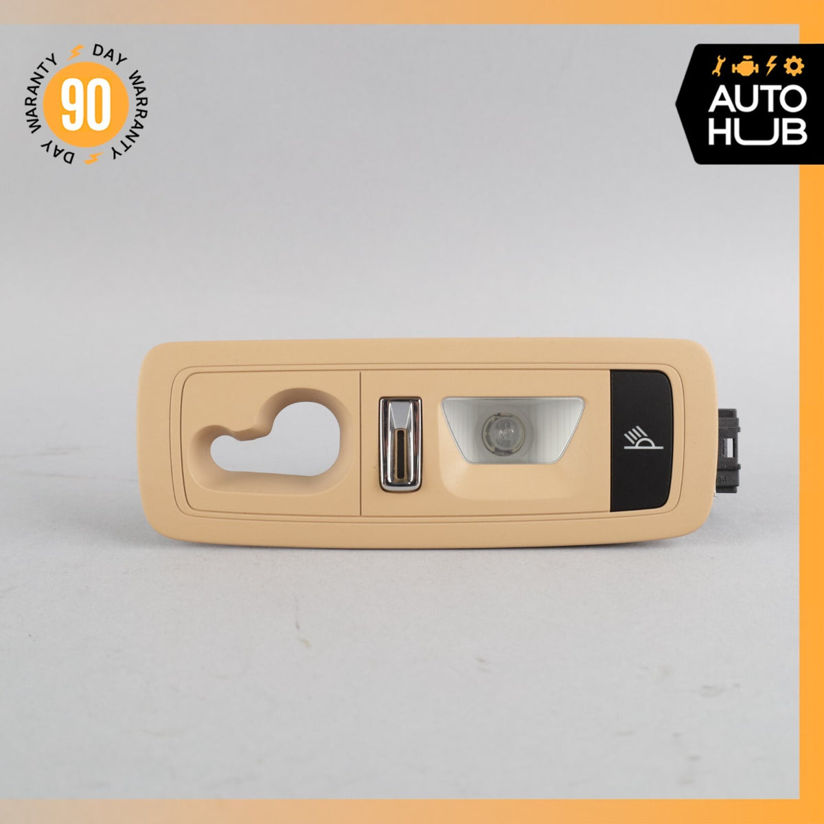 11-18 Porsche Cayenne 958 Hybrid S Dome Light Lamp Rear Left Side Beige OEM - photo 2
