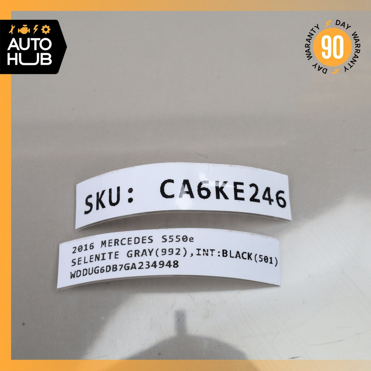 14-17 Mercedes W222 S550 S600 S550e Quarter Airbag Air Bag Rear Right Side OEM - photo 7