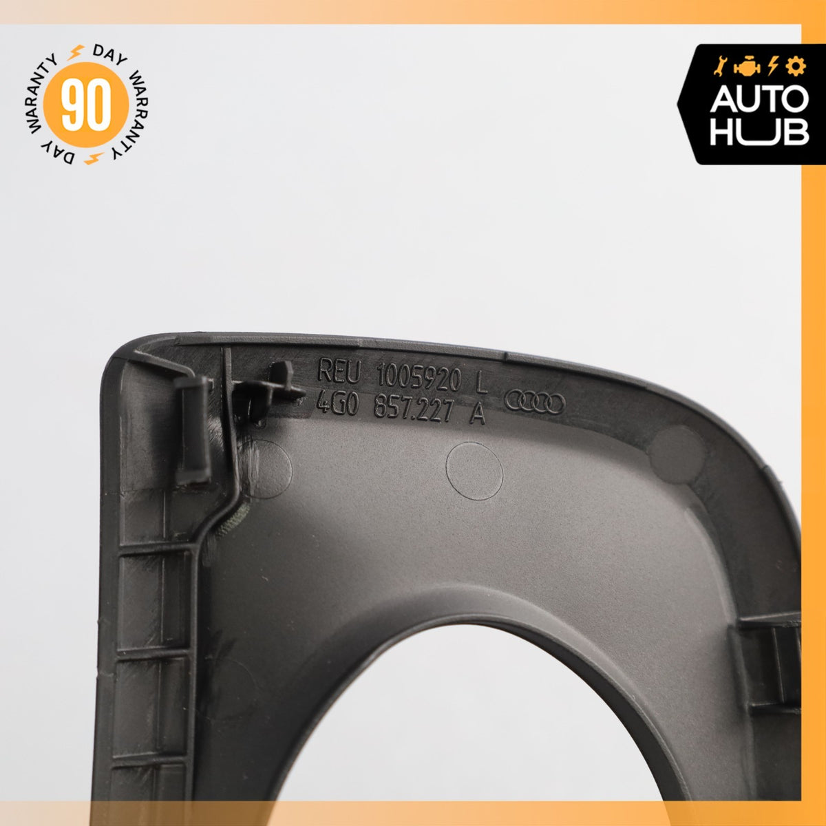 Audi C7 S6 Left Dashboard Center Speaker Cover Panel Trim Bezel Black OEM - photo 7
