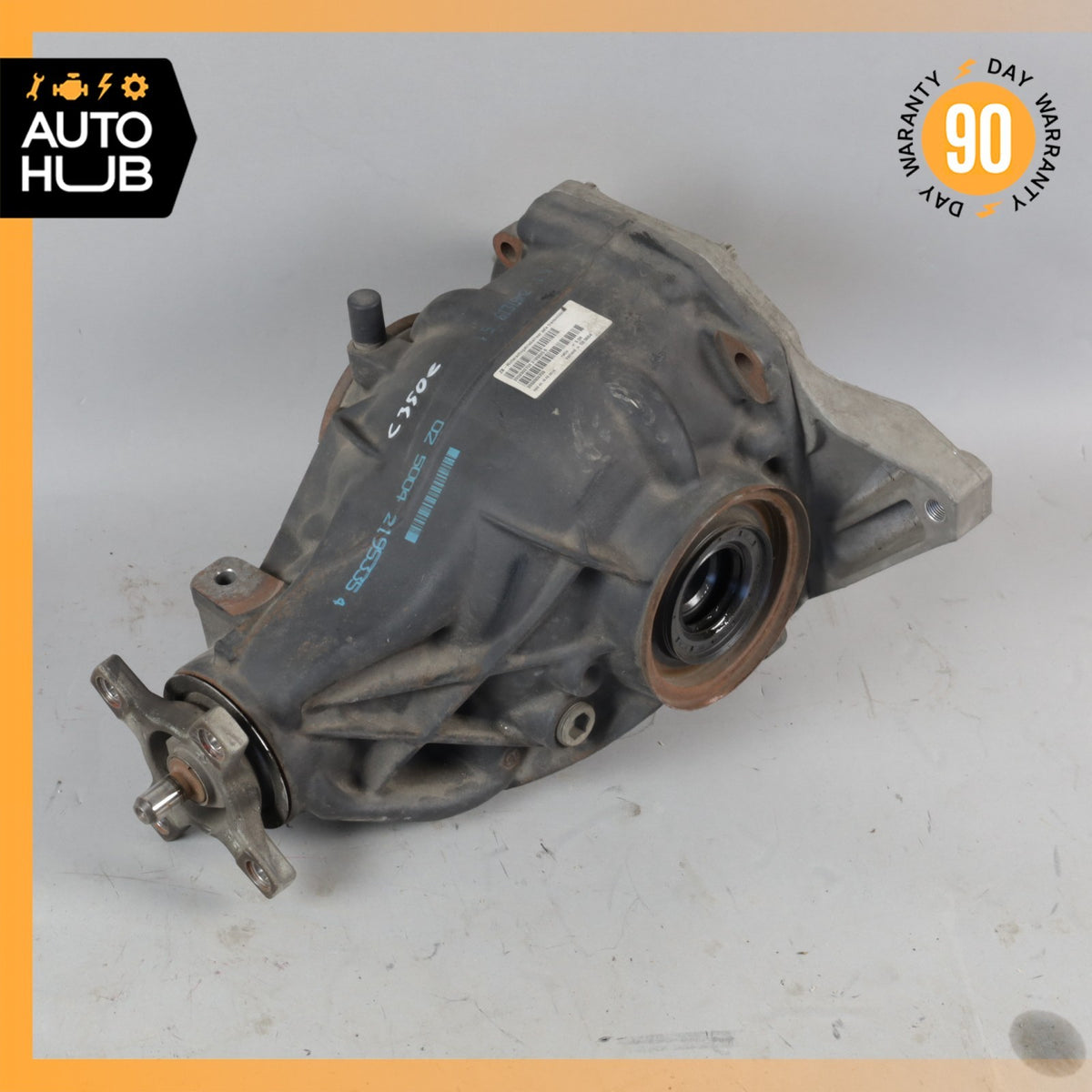 16-18 Mercedes W205 C350e Rear Differential Diff Axle Carrier 3.06 OEM 82k - photo 9