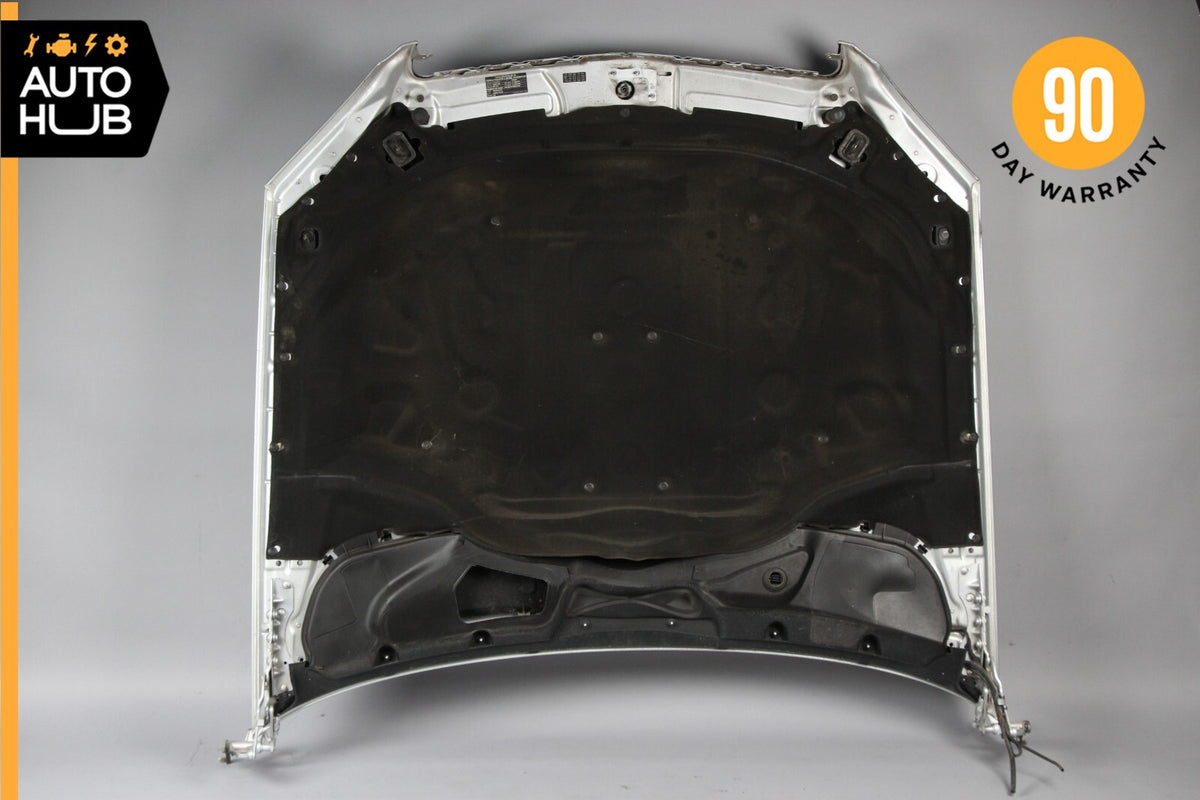 07-13 Mercedes W221 S63 AMG S550 Hood Panel Assembly Iridium Silver Metallic OEM - photo 9