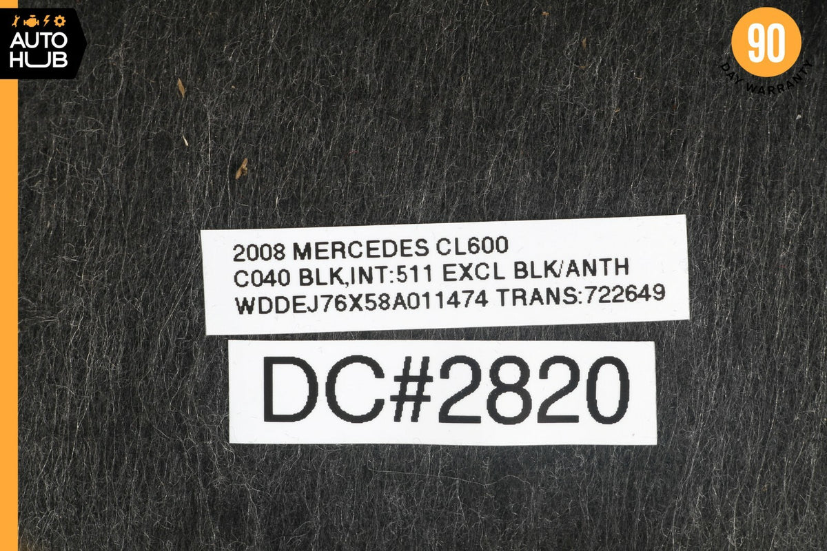07-14 Mercedes W216 CL600 CL65 AMG Dashboard Dash Glove Box Compartment Black - photo 12