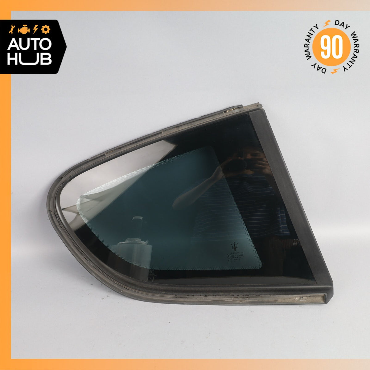 Maserati GranTurismo M145 Coupe Rear Right Side Quarter Window Glass OEM - photo 1