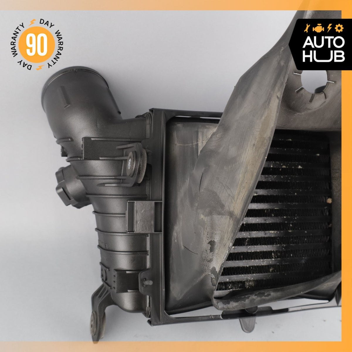 Bentley Continental GT 6.0L Right Turbo Intercooler Radiator w/ Air Duct OEM - photo 10