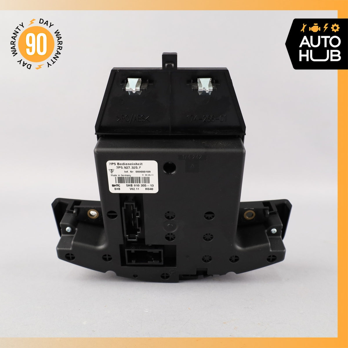 11-14 Porsche Cayenne 958 Rear Seat Heat Lock Switch Control Panel OEM - photo 7