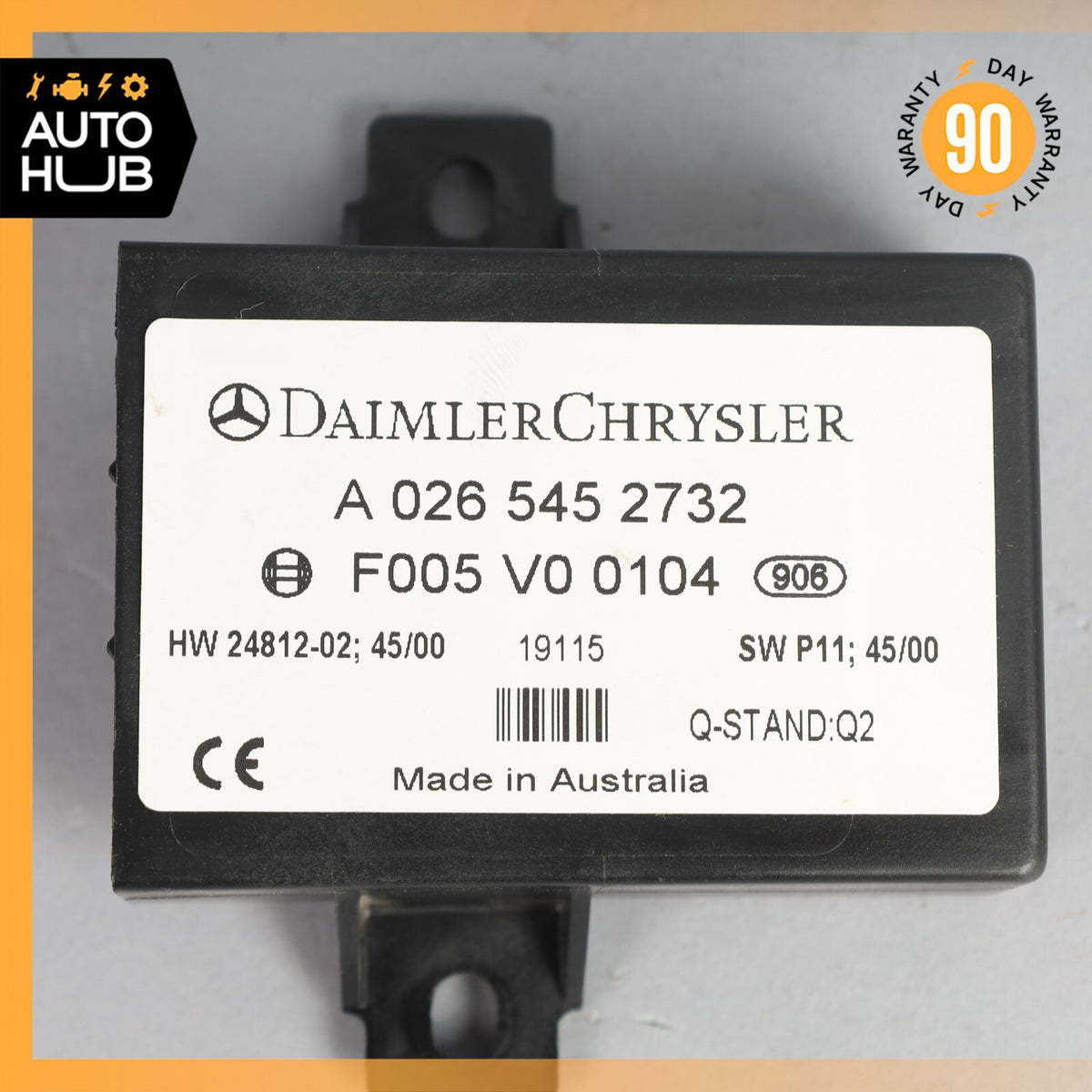 03-06 Mercedes R230 SL500 SL55 Diagnosis System Module 0265452732 OEM - photo 7