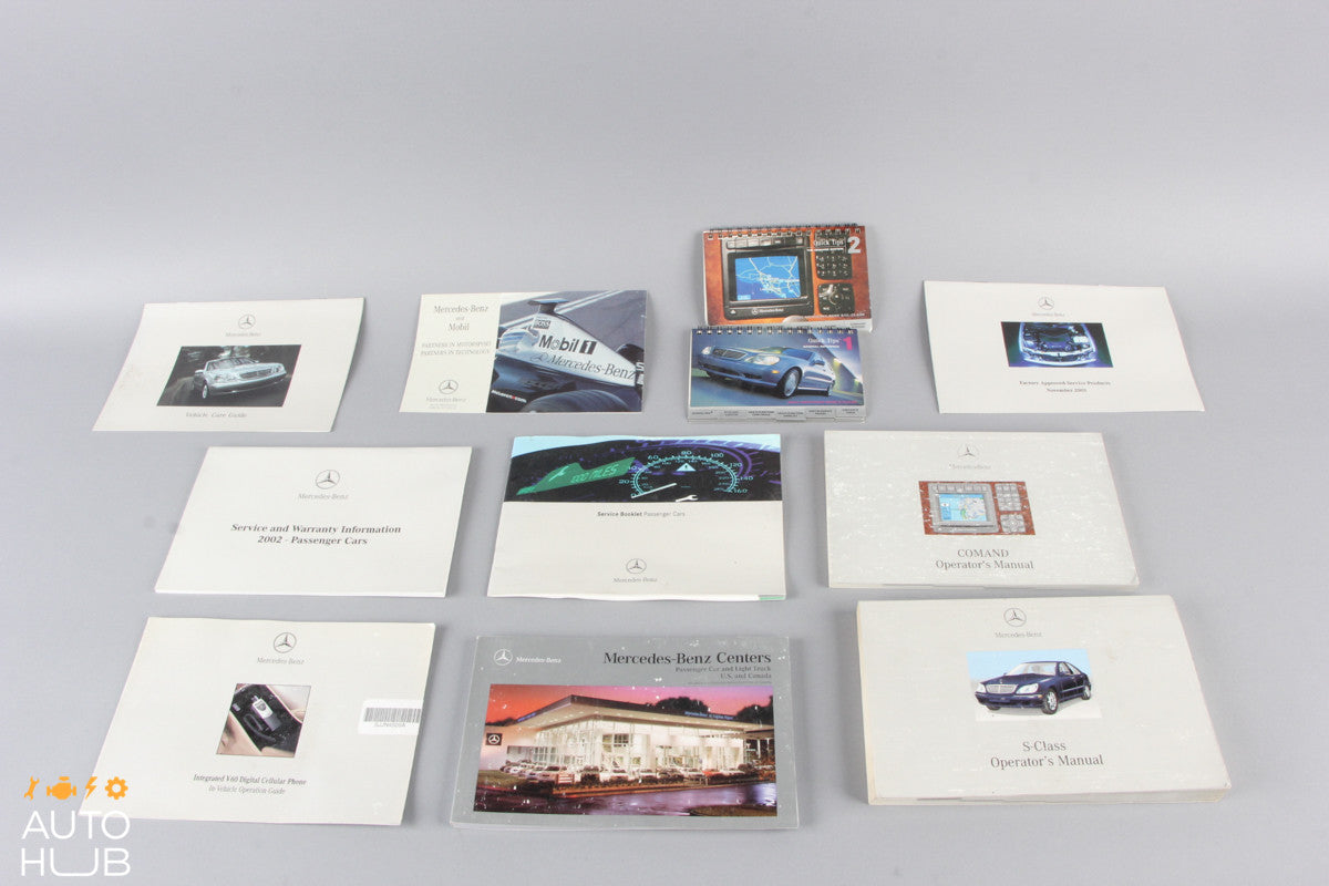 2002 Mercedes-Benz W220 S500 Owner's Operator's Manual Book OEM #1 - photo 1