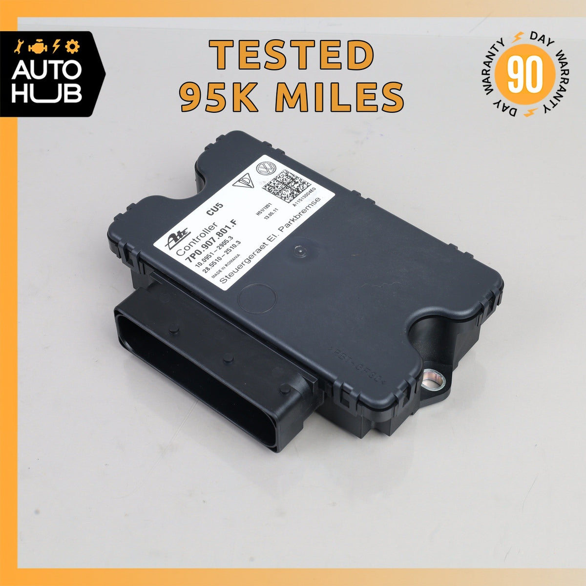 11-18 Porsche Cayenne 958 Electronic Parking Brake Control Module 7P0907801F OEM - photo 1