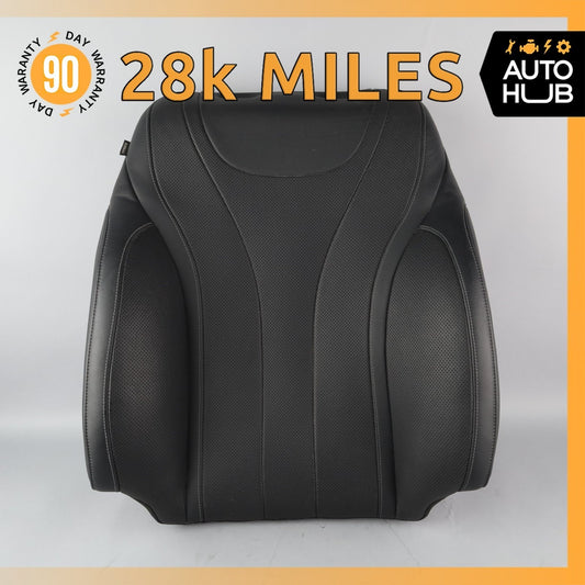 18-20 Mercedes W222 S450 Front Right Side Seat Upper Back Cushion Black OEM 28k - photo 1