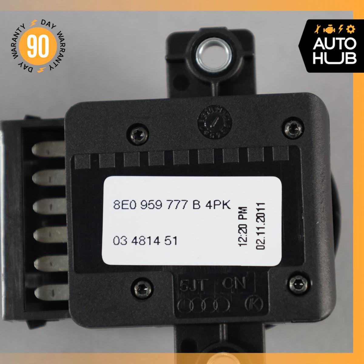 Audi C7 S6 Front Left Driver Power Seat Lumbar Control Switch Set Black OEM - photo 12