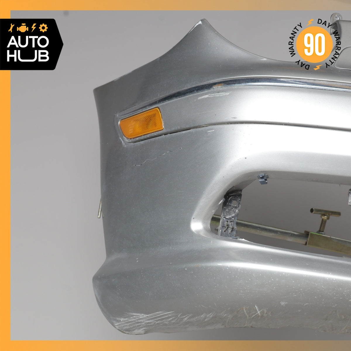 03-06 Mercedes W215 CL500 CL55 AMG Sport Front Bumper Cover Assembly Silver OEM - photo 7