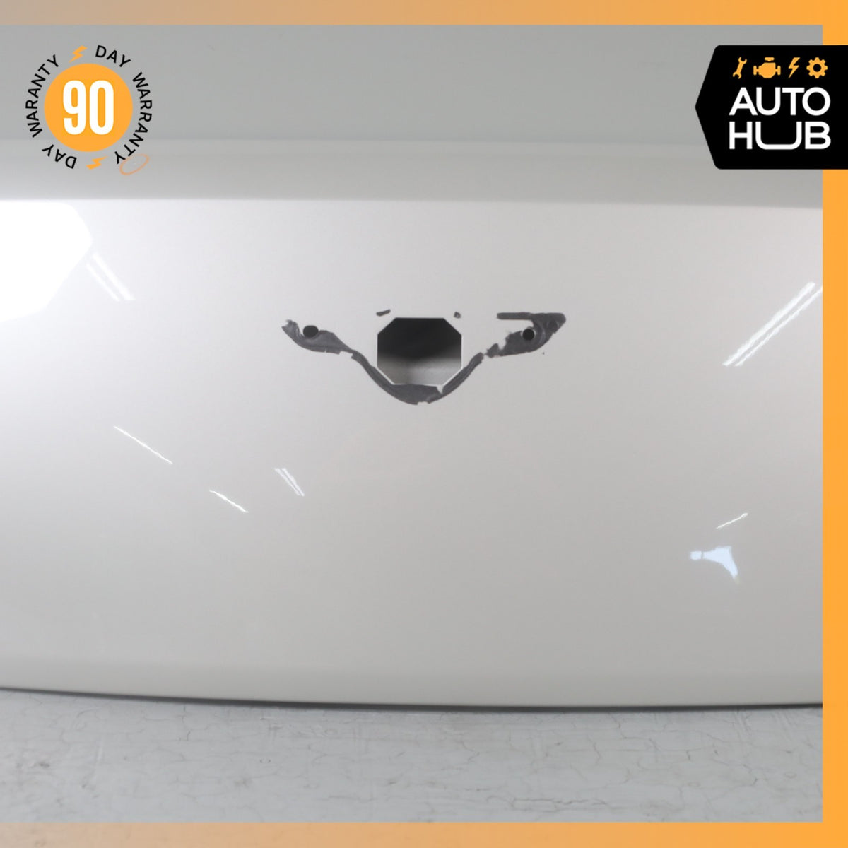 12-14 Bentley Continental GT Coupe Trunk Lid Panel Assembly White OEM 56k - photo 5