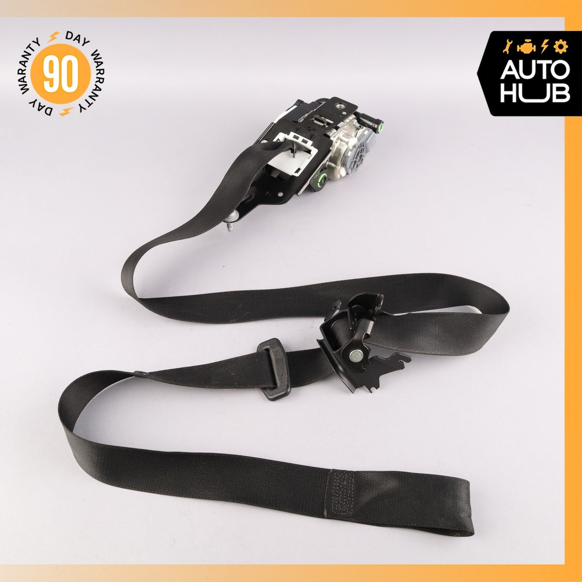 10-17 Mercedes W207 E400 E550 Front Left Driver Side Seat Belt Black OEM - photo 7