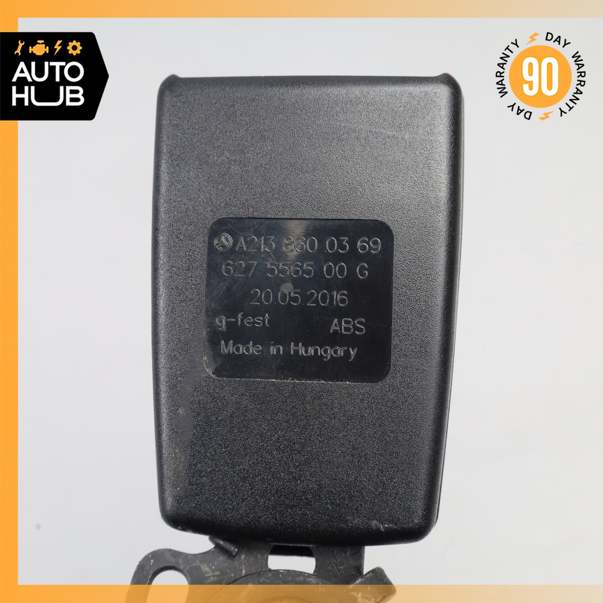 17-20 Mercedes W213 E300 E350 E63 AMG Rear Left Driver Seatbelt Buckle OEM - photo 7