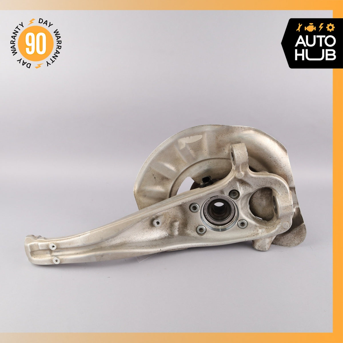 11-18 Porsche Cayenne 958 Front Right Knuckle Spindle 7P0615312B OEM - photo 9