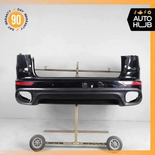 15-18 Porsche Cayenne 958 Rear Bumper Cover Black 7P5807421B OEM - photo 1