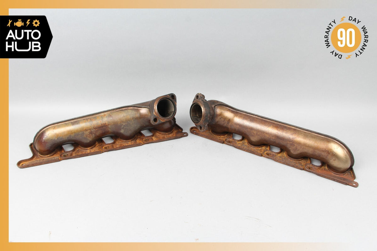 07-16 Mercedes R230 SL550 CLK550 5.5 V8 Exhaust Manifold Right and Left Set OEM - photo 1