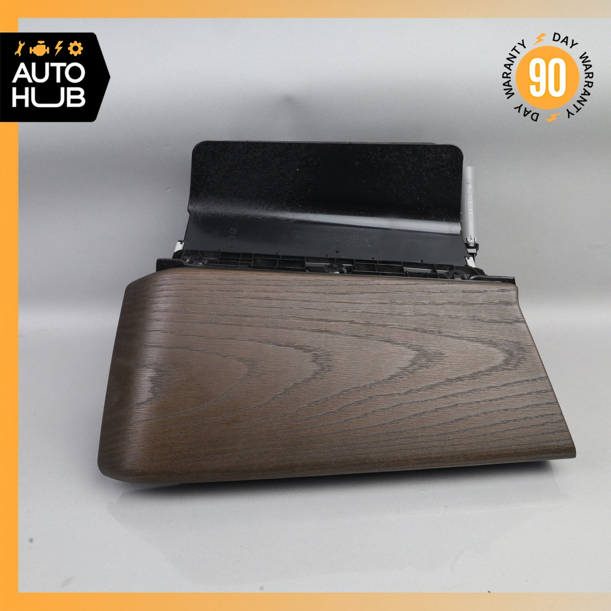 14-21 BMW i3 I01 Hybrid Right Side Dashboard Glove Box Compartment Wood OEM - photo 2